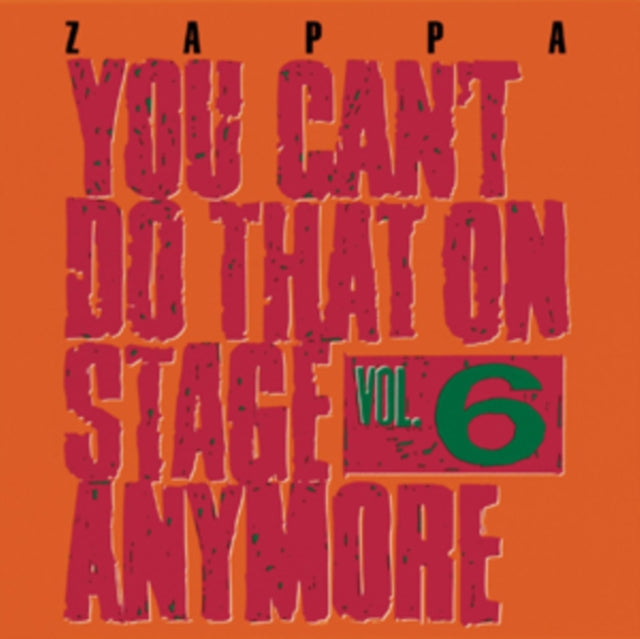 You Can't Do That On Stage Anymore