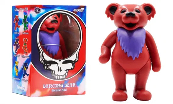 Grateful Dead- Dancing Bear (Stealie Red) Reaction Figure