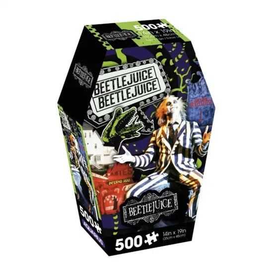 Beetlejuice Coffin Box 500 Piece Jigsaw Puzzle