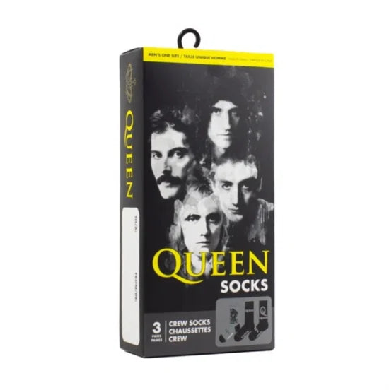 Queen Socks 3 Pack In Gift Box (One Size)