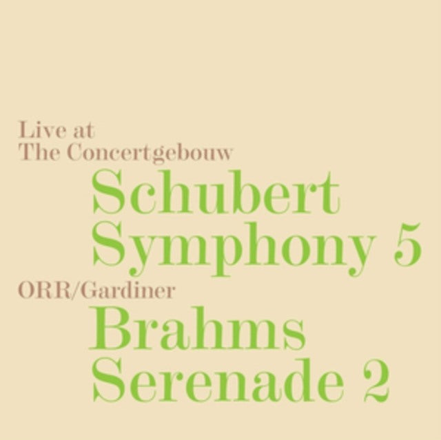 Schubert: Symphony 5/Brahms: Serenade 2