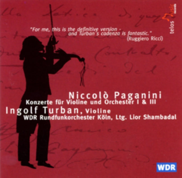 Niccolo Paganini: Konzerte Fur Violine Und Orchester I & III