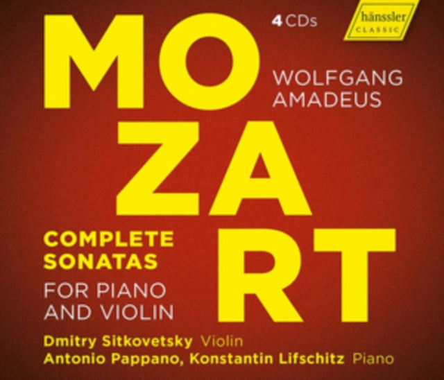 Wolfgang Amadeus Mozart: Complete Sonatas for Piano and Violin