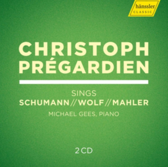 Christoph Prégardien Sings Schumann/Wolf/Mahler