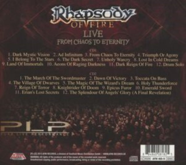 Live from chaos to eternity