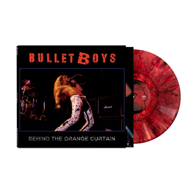 Behind the orange curtain