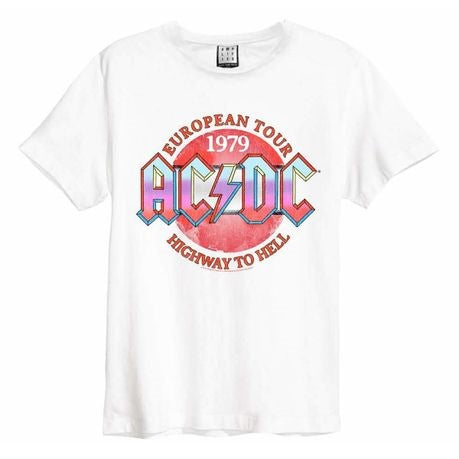 Ac/Dc Vintage 79 Amplified Vintage White Xx Large T Shirt