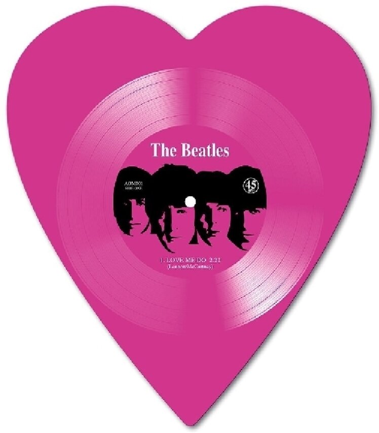 Love Me Do (Heart Shaped Pink Vinyl)