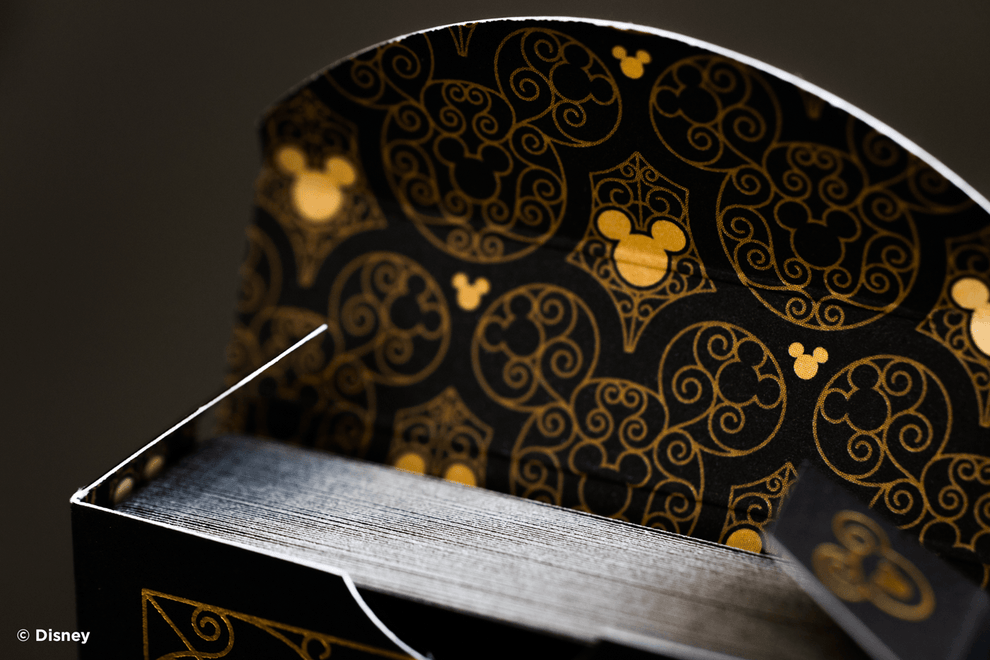 Bicycle(R) Black/Gold Mickey Playing Cards
