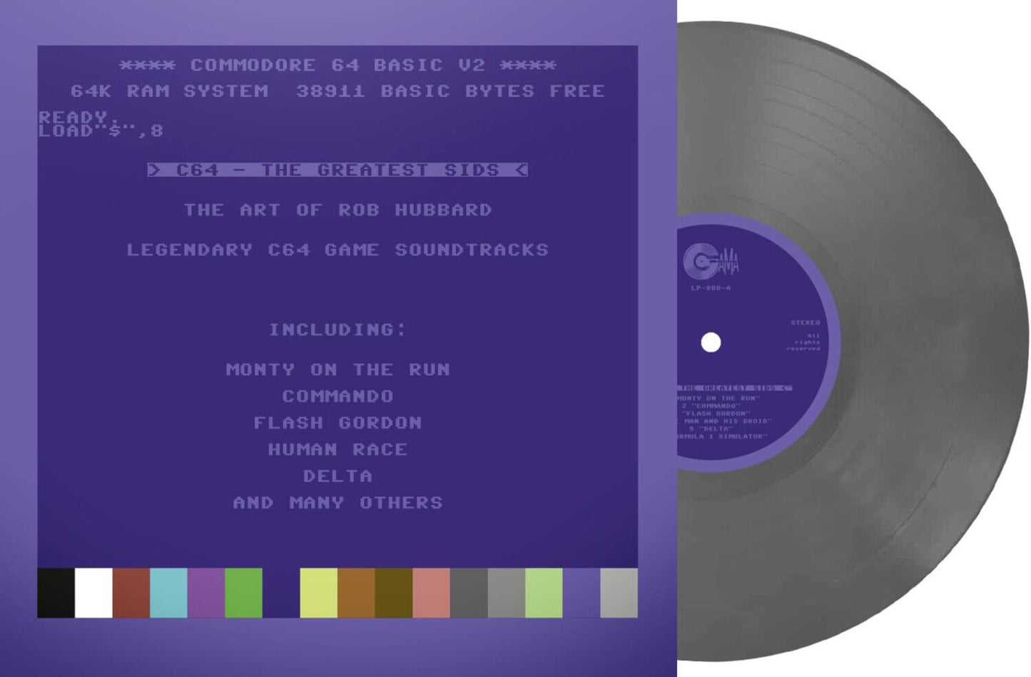 C64 Greatest Sids - The Art Of Rob Hubbard (Numbered Edition) (Grey Vinyl)