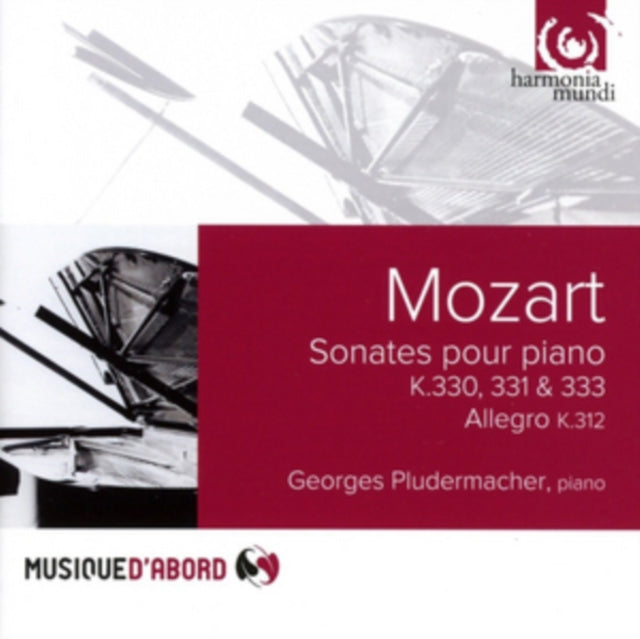 Mozart: Sonates Pour Piano K.330, 331 & 333/Allegro K.312