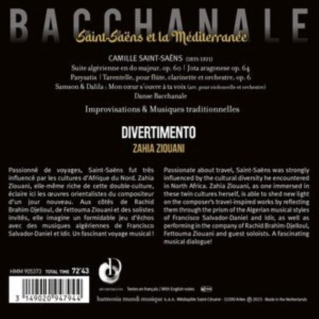 Bacchanale: Saint-Saëns Et La Méditerranée