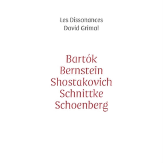 Bartók/Bernstein/Shostakovich/Schnittke/Schoenberg
