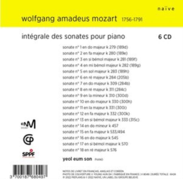 Mozart: Complete Piano Sonatas