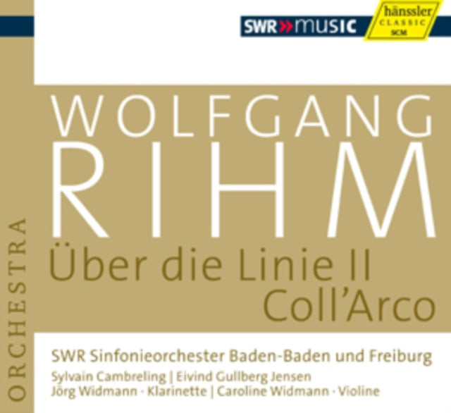Wolfgang Rihm: Uber Die Linie II/Coll'arco