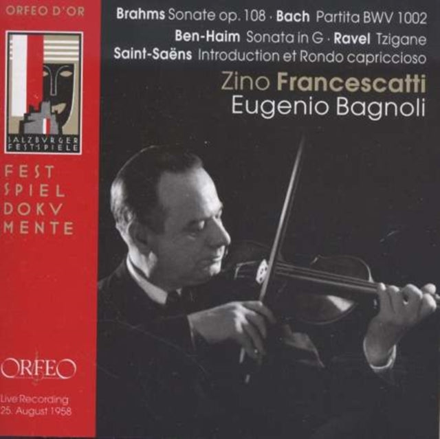 Sonata Op. 108/partita (Bagnoli, Francescatti)