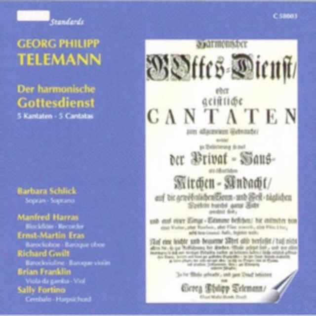 Georg Philipp Telemann: Der Harmonische Gottesdienst