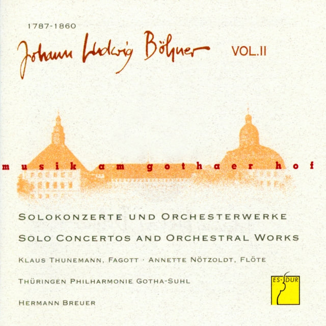 Bohner: Solo Concertos and Orchestral Works