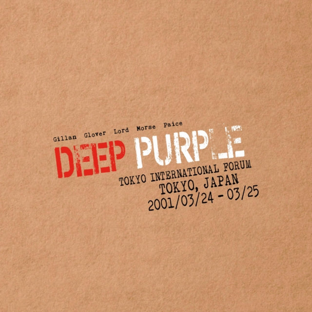 Live in Tokyo 2001