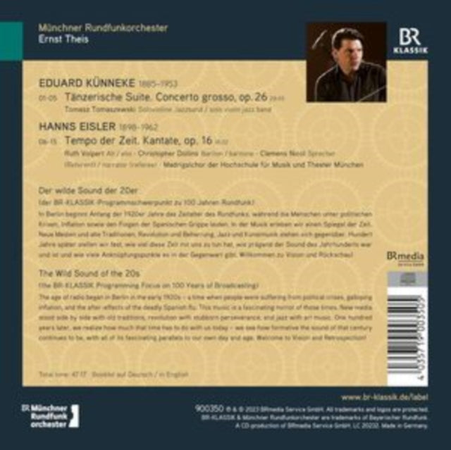 Hanns Eisler/Eduard Künneke: Der Wilde Sound Der 20er - 1929