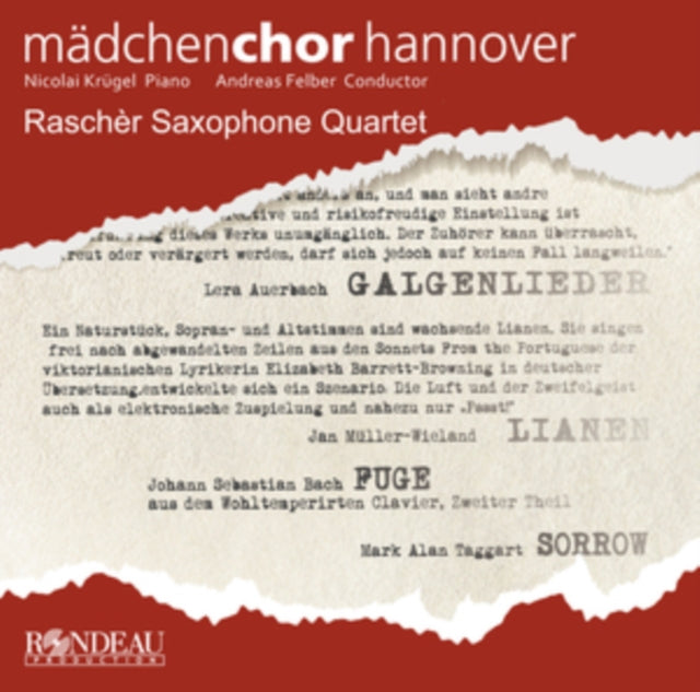 Lera Auerbach: Galgenlieder/Jan Müller-Wieland: Lianen/...