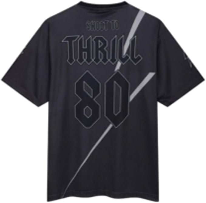 Ac/Dc Back In Black Rock Fc Football Shirt Xx-Large