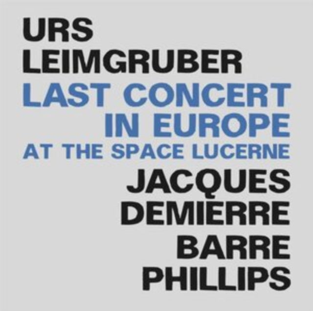Last Concert in Europe
