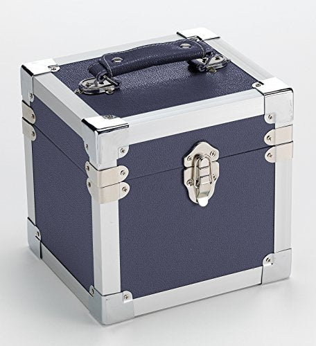 7 Inch 50 Record Storage Carry Case Navy