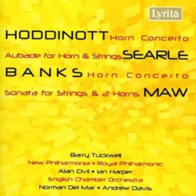 Horn Concerto/aubade for Horn and Strings (Davis, Rpo)