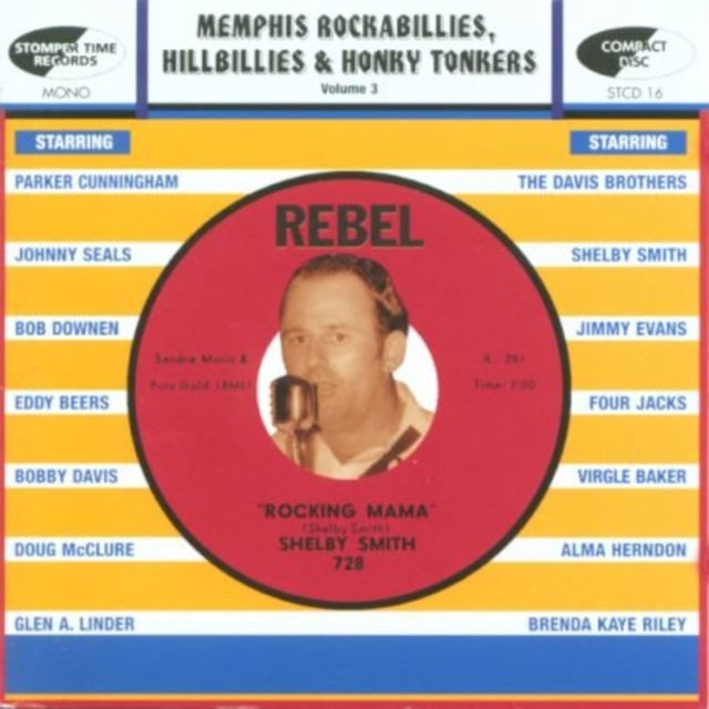 Memphis, Rockabillies, Hillbillies and Honky Tonkers Vol. 3