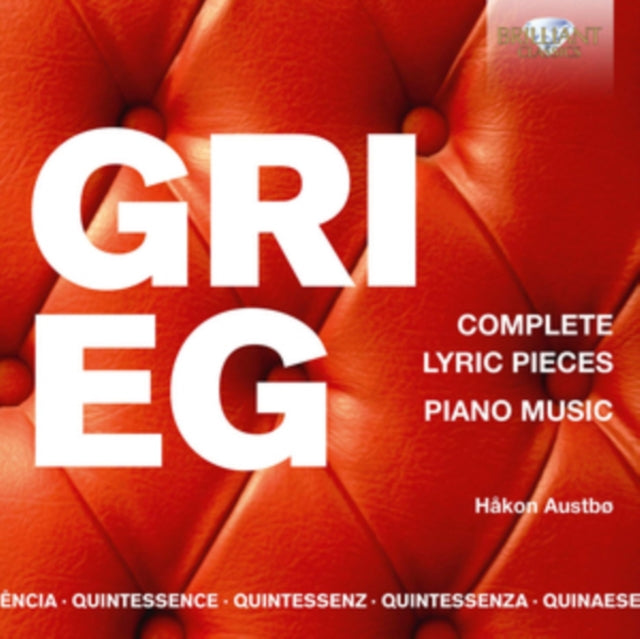 Grieg: Complete Lyric Pieces/Piano Music