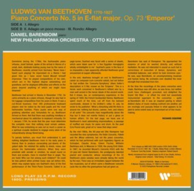 Beethoven: Emperer Concerto