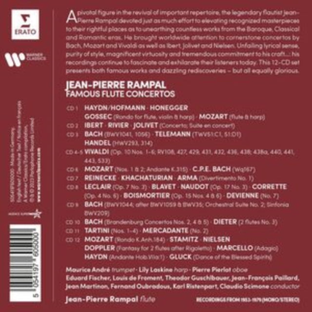 Jean-Pierre Rampal: Famous Flute Concertos