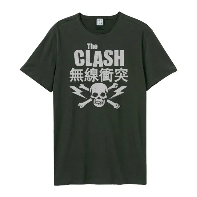 Clash Bolt Amplified X Large Vintage Charcoal T Shirt