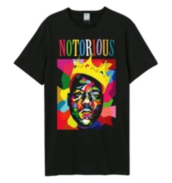 Notorious Big - Geo Crown Amplified Vintage Black Xxlarge T Shirt