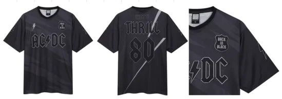 AC/DC Back In Black Rock FC Football Shirt Small