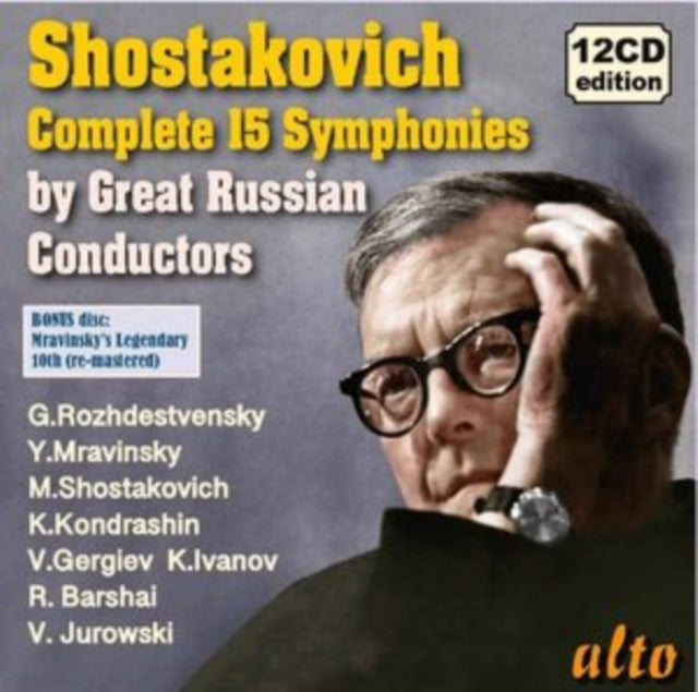 Shostakovich: Complete 15 Symphonies By Great Russian Conductors