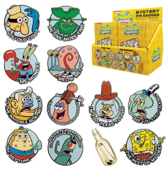 Spongebob Squarepants Mystery Pin Badge