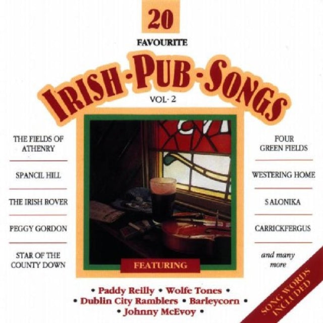 20 Favourite Irish Pub Songs