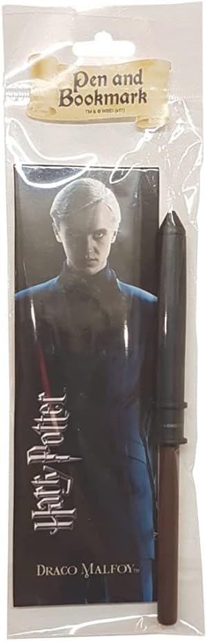 Draco Malfoy Wand Pen And Bookmark