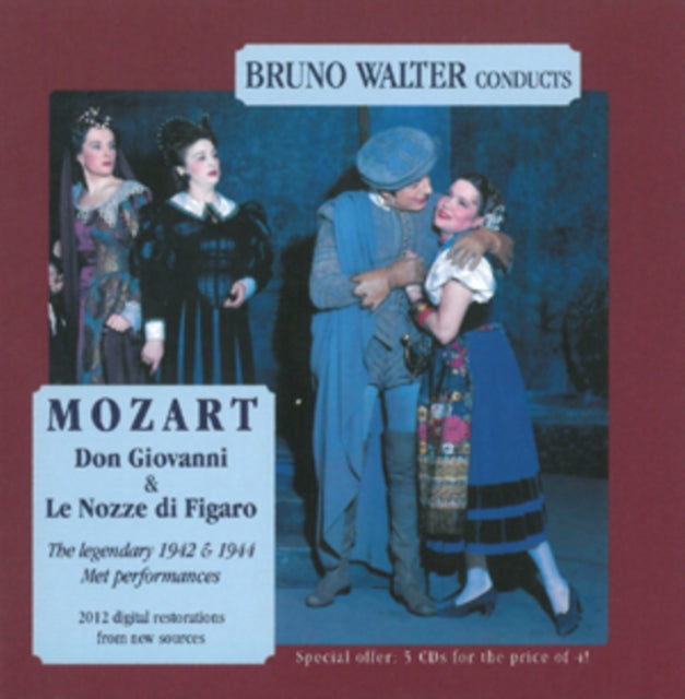 Bruno Walter Conducts Mozart: Don Giovanni & Le Nozze Di Figaro