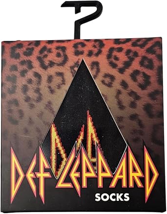 Def Leppard Crew Socks In Gift Box (One Size)