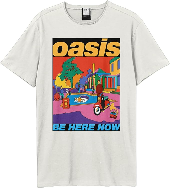 Oasis Be Here Now Colour Amplified Vintage White X Large