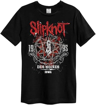 Slipknot Des Moines Amplified Vintage Charcoal X Large T Shirt