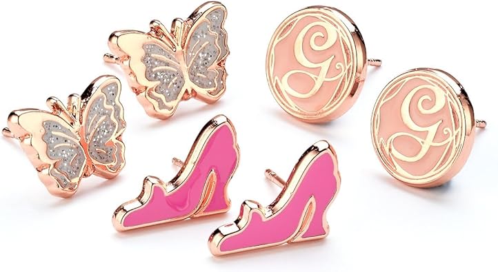 Wicked Glinda Butterlfy. G And Shoe Stud Earring Set