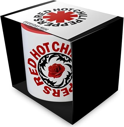 Red Hot Chili Peppers (Logo Stamp) Red Coloured Inner Pod Mug
