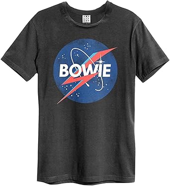 David Bowie - The The Moon Amplified Vintage Charcoal Xx Large T-Shirt