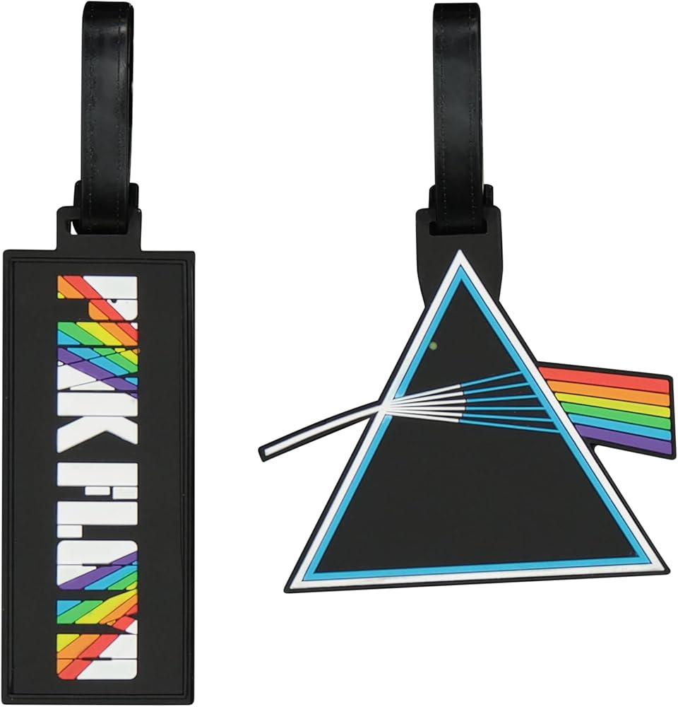 Pink Floyd Silicone Luggage Tags