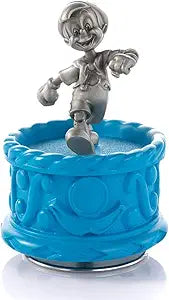 Pinocchio Pewter Music Carousel (Plays: When You Wish Upon A Star)