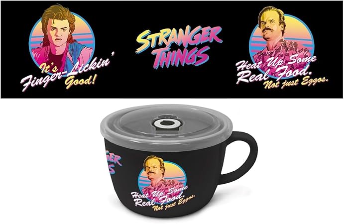 Stranger Things Logo Soup & Snack Mug